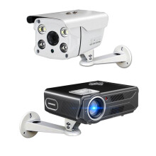 2X Projector Wall Mount Universal Metal Projection Rotatable Bracket Holder for YG400 RD805 YG500 GM60 GP9