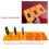 2X Car Paintless Dent Repair Tools Kit Tabs Glue Tabs Dent Puller Paintless Dent Removal Puller Tabs 1