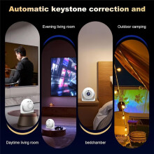 4K Electric Auto Focus WiFi HD Android Projector Indoor Movie Projector with WiFi and US Plug