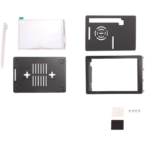 2X 3.5 Inch Tft Lcd Contact Screen 320X480 Resolution Abs Case + Touchpen for Raspberry Pi 4 B