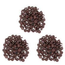 300 PCS Chair Table Furniture Leg Bottom Feet Plastic Pads Glides Skid Nail Wood Floor Furniture Protector Noise Killer
