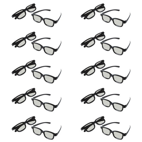 3D Glasses for Cinema 3D TV'S - 20 Pairs 1