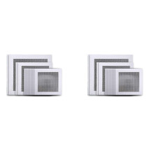 Trockenbau Reparatur Set 24 Stück Aluminium Wand Reparatur Patch Kit, 4/6/8 Zoll Faser Gewebe, Trockenbau Loch Wand Reparatur Patch Metall Patch