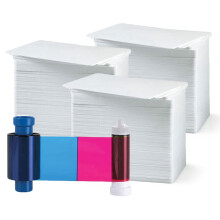 3X Suitable for Magicard Enduro, Enduro 2, Enduro MA300YMCKO Color Ribbon, Printer Accessories