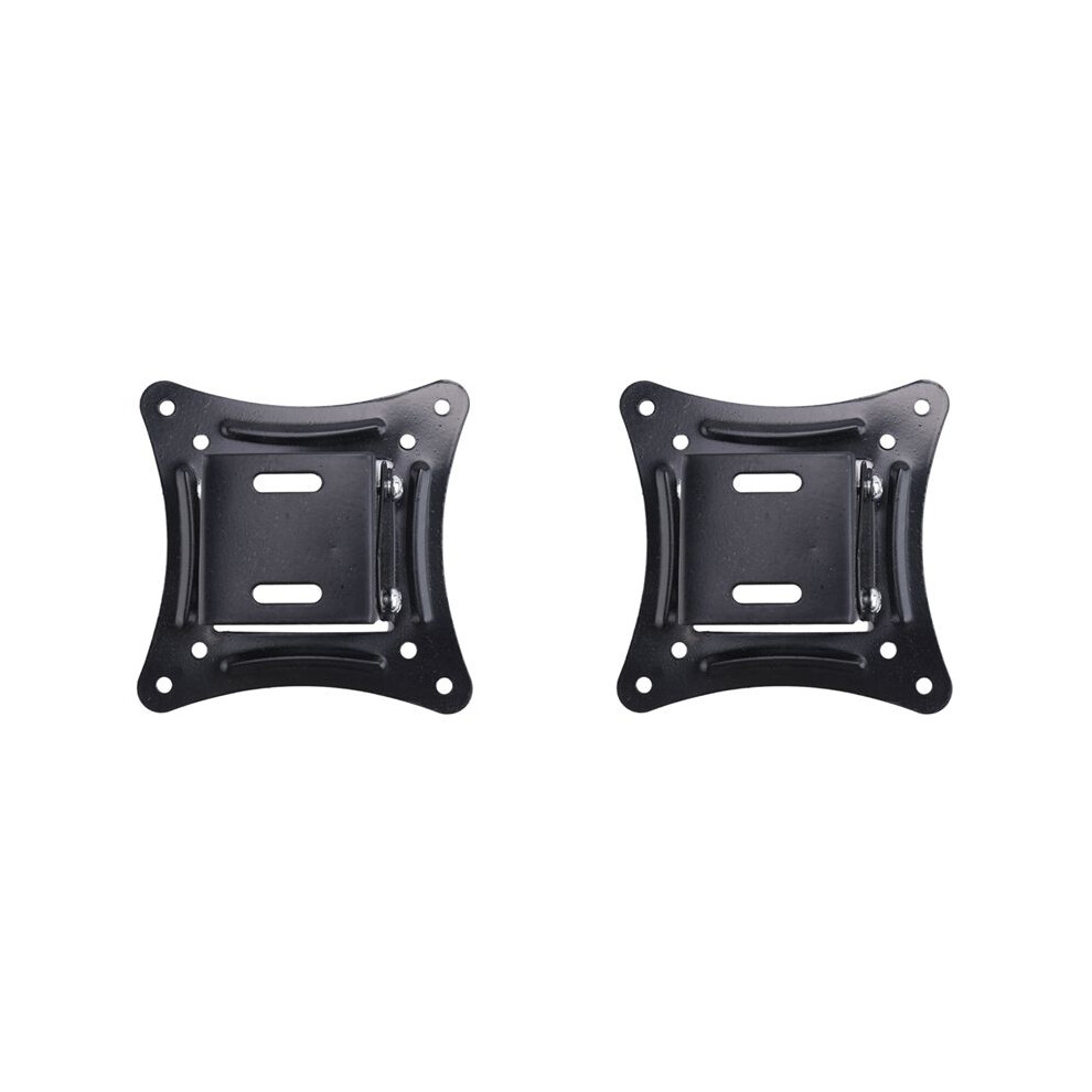 2X Universal Wall Mount Stand For 14-27Inch Lcd Led Screen Height Adjustable Monitor Retractable Wall For Vesa Tv-C12 6033247047259