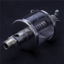 6X 50ML Engine Machine Lubricator Oil Gravity Drip Feed Oiler Clear+Silver