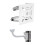 Universal Adapter för Vertikal Stolpemontering, med 8 öglor, öglefäste för Väggmontering 3