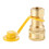 2X 1/2 Inch Solid Brass Gas Propane Quick Connect Disconnect Fitting Connector Adapter 4