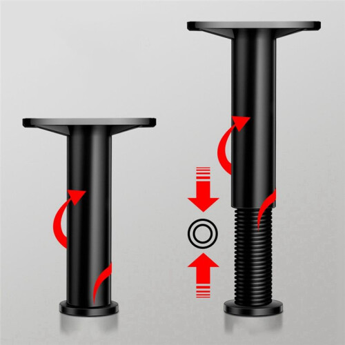 Telescopic Adjustable Bed  Support Foot Reinforced Furniture Leg Sofa Leg Bed Bottom Load Bearing Bracket 18CM 2