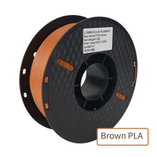 3D Printing Supplies PLA Supplies 1.75mm/1KG 3D Printer Filament 1KG Spool 3D Printer Accessories,Brown