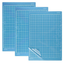 8.5x12inch Cutting Mat (Strong Grip), 3pcs Adhesive Cutting Mats Reusable Strong Grip Machine Mat Replacement ()