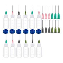 12PCS Glue Applicators Bottles,with Blunt Needle Tip 14ga 16ga 18ga 20ga for Glue Applications,Paint Quilling