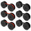 6Pcs Universal Typewriter Ribbon Twin Spool Typewriter Ribbon Replacement for Most Typewriter (Black-Red,Black) 1