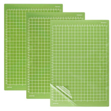 Tapete de Corte de 8,5 X 12 Polegadas (Aperto Forte), 3 Peças de Tapetes de Corte Adesivos Reutilizáveis de Substituição de Tapete de Máquina de
