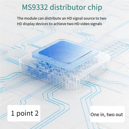Display Module -Compatible Splitter Module 1 in 2 Set-Top Box PS Host Notebook 1 in 2 Out Monitor Module 2