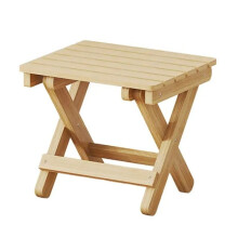 Small Folding Stool Portable Wooden Stool Chair Lightweights Fold- Step Stool Folding Foot Rest for Outdoor 28x26x22cm