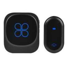 Prise UK Sonnette Intelligente Étanche Sonnette Sans Fil IP68 Sonnette de Porte Intelligente 38 Chansons Contrôle Du Volume à 4 Niveaux