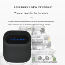 UK Plug Wireless Doorbell Waterproof  Doorbell IP68 Home Door Bell Intelligent 38 Songs 4-Level Volume Control