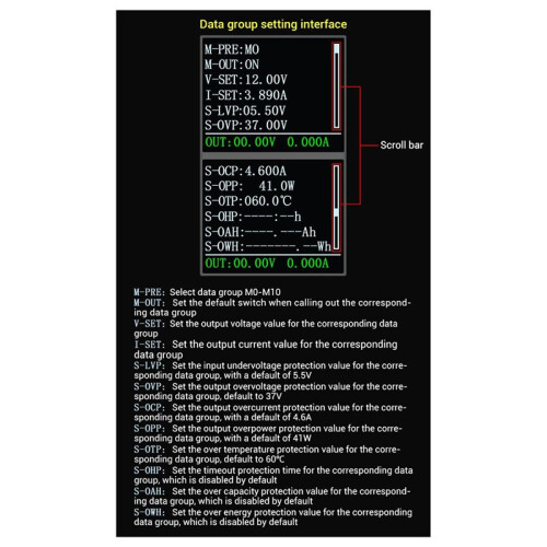 SK40C Color Screen CNC Adjustable Voltage Regulation Power Supply Constant Voltage Constant Current Charging Module 40W 2