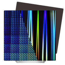 Feuille H1H Texturée Double Face 310 X 310 Mm, Streak Arc-En-Ciel Flexible + Plaque de Construction Magnétique Phantom H1H pour CR-10 CR-10S