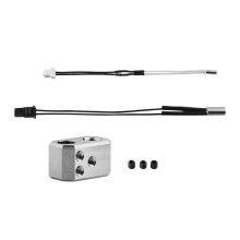 Pour Prusa I3 MK4 Extrudeuse Bloc Chauffant Plaqué Cuivre + Tige Chauffante + Fil Thermique Accessoires D'Imprimante 3D