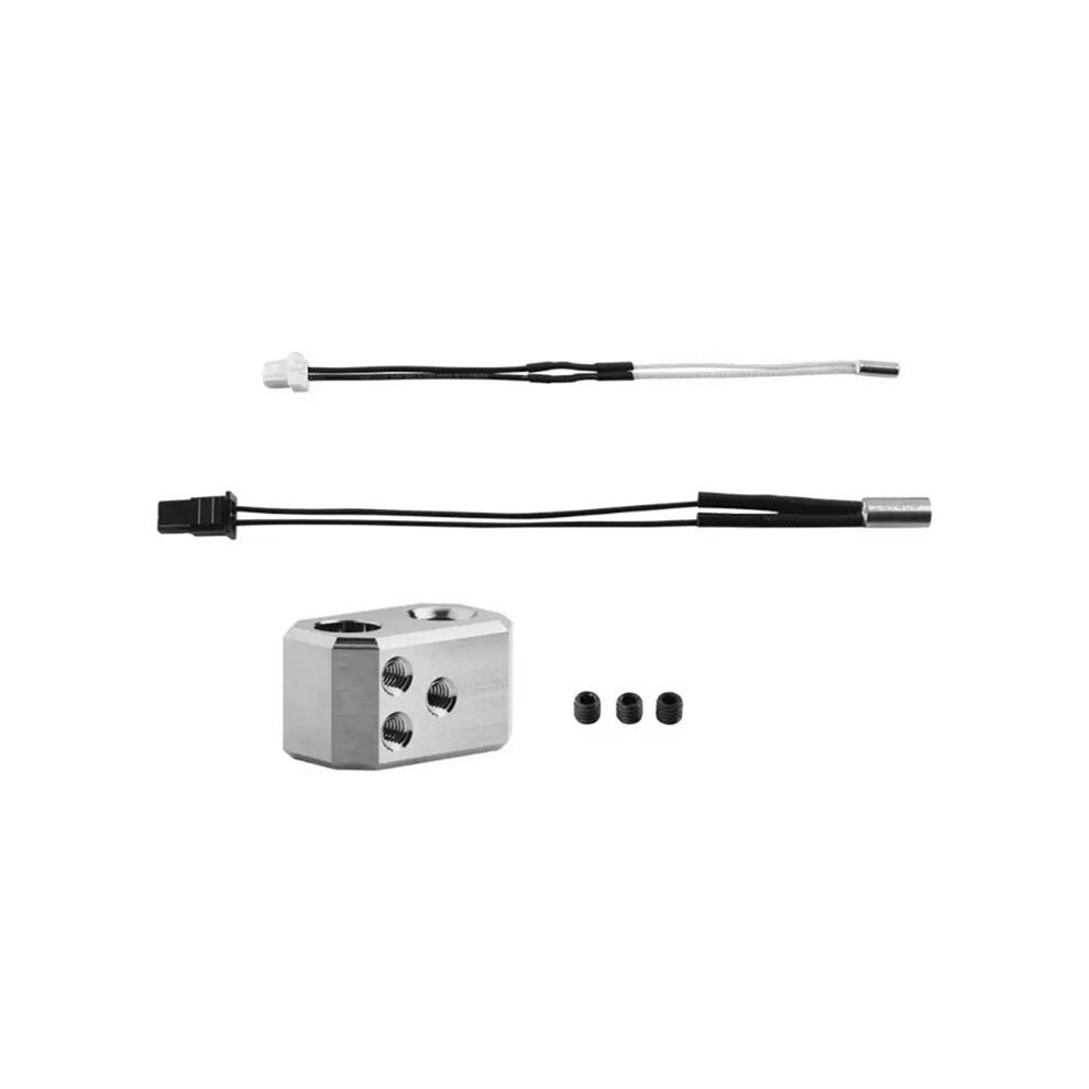 For Prusa I3 Mk4 Extruder Copper Plated Heating Block+Heating Rod+Thermal Wire 3D Printer Accessories 4712665279542