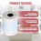 Label for Phomemo M110  Printer Portable Thermal Label Stickers Self-Adhesive Waterproof Label Maker Sticker B 5