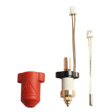 For K1/ K1 Max Upgraded Hotend Kit Ceramic Heating Block High Temperature Resistant Titanium Throat Hotend