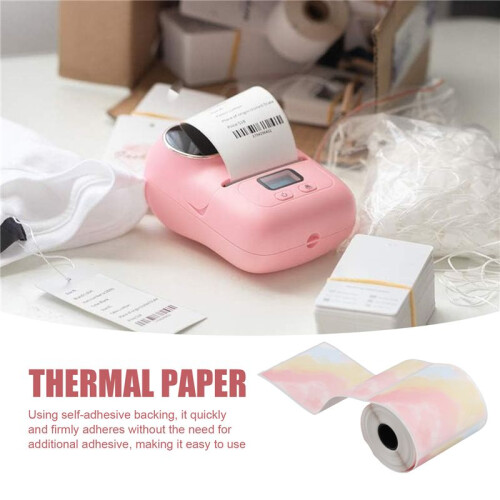 Label for Phomemo M110  Printer Portable Thermal Label Stickers Self-Adhesive Waterproof Label Maker Sticker A 2