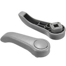1 Pair Grey Recliner Adjustment Lever Pull Handle for Clio MK2 Twingo MK1 1998-2007 7701470827