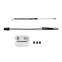 Pour Prusa I3 MK4 Extrudeuse Bloc Chauffant en Aluminium + Tige Chauffante + Fil Thermique Accessoires D'Imprimante 3D