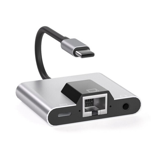 Type-C Mobile Network Card Network Cable Converter to RJ45 Ethernet Adapter
