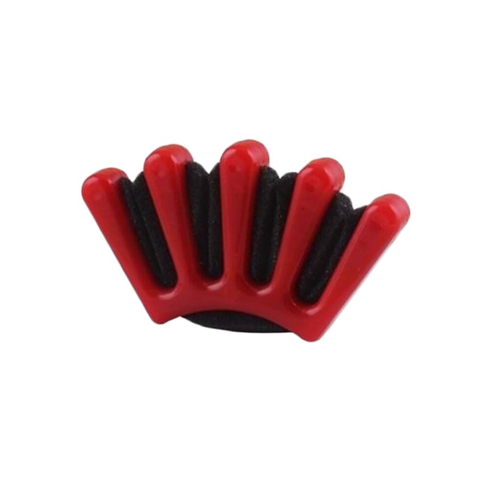Unisex Red French Braid Tool For Fast Braiding, Works On All Hair, Compact Travel Size,