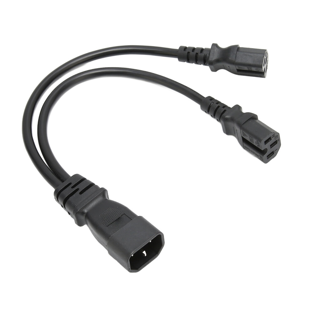 Innovative Power Hub, Iec Y Splitter Cable For Space-Efficient Power Distribution, 1In2out Splitter Cable To Keep Your Devices Power Ready And 9557311127083