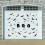 3D Bat Ghost Wall Stickers Black White PET 4