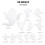 3D Bat Ghost Wall Stickers - PET, Black & White 5
