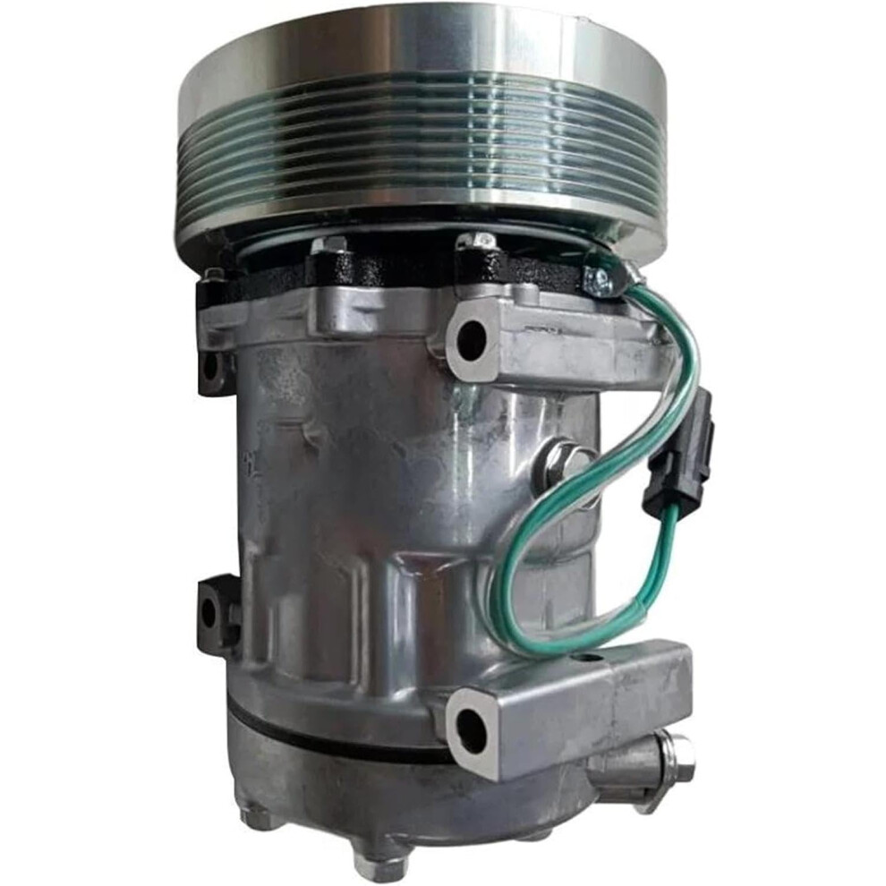 Excavator Ac Compressor Sd7h15 24V Heavy Duty Sealed Replacement For Caterpillar 336F 340F 336E 9174973142713