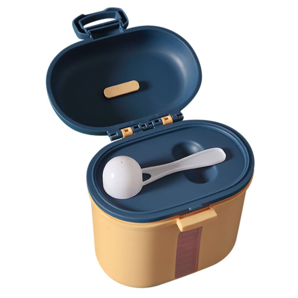 Milk Powder Dispenser with Spoon, Leakproof Baby Formula Container, Travel Storage Box for Snacks