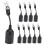 10 Pièces E27 Support de Lampe Douille de Construction Support de Lampe Bricolage Chantier de Construction Douille Rénovation Douille Éclairage 1
