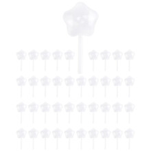50 Stuks 4 Ml Cupcakes Wegwerp Plastic Transferpipetten Vloeibare Druppelaar voor Chocolade of Aardbeien, Sterstijl