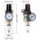 1/4 Inch Air Compressor Filter Regulator Combo AW2000-02 - Brass Elements, 150 PSI Max Pressure, Compact Design 7