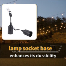 10Pcs E27 Lamp Holder Construction Socket Lamp Holder DIY Construction Site Socket Renovation Socket Lighting Accessorie