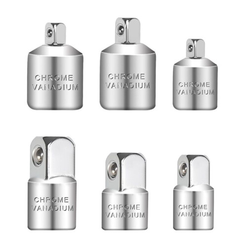 Socket Adapter, 6-Piece Adapter Set, Socket Adapter Set, Adapter Set for Ratchets,Socket Wrenches, Nut Ratchets