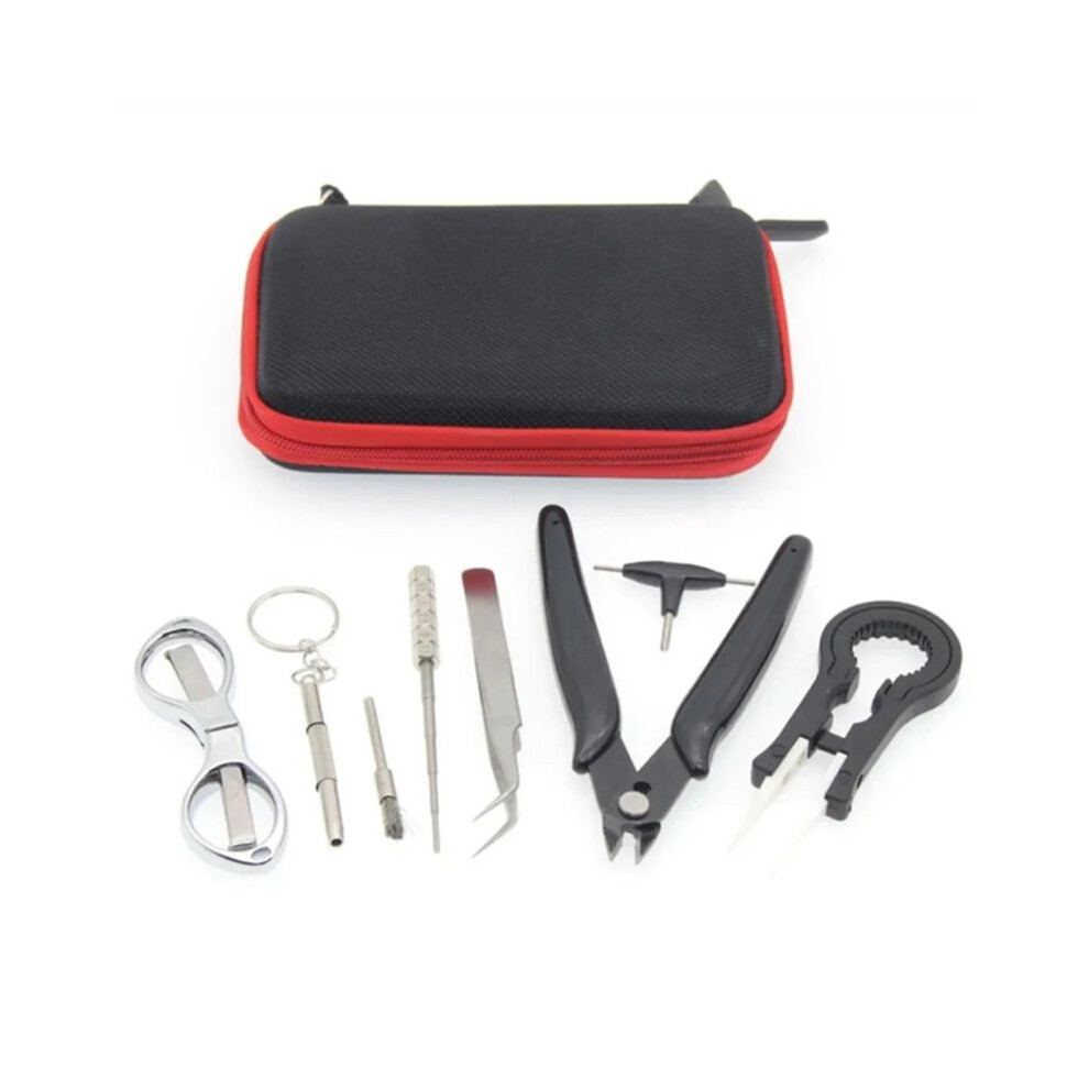 Diy Repair Tool Kit + Pliers Ceramics Tweezers Folding Scissors Coil Jig Screwdriver Hand Tool Set 6033875147697