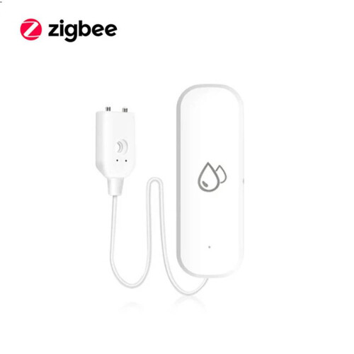 Tuya Zigbee Water Sensor Alarm Water Leak Detector Flood Alert Overflow Security Alarm System Works 1
