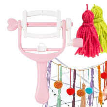 Pom Makers Set Tool Winder Tool with Thread Cutter for DIY Wool Yarn Crochet Knitting Project