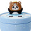 60 Min. Mechanical Kitchen Timer Panda Bathroom Manual Timer Cooking Baking Timer Children Brown 5