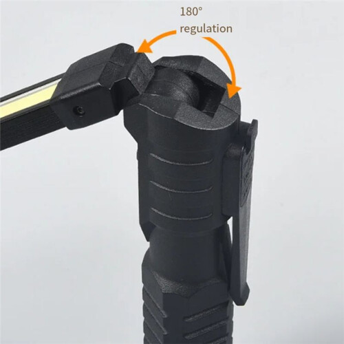 COB Foldable Flashlight LED Work Light 7 Modes Magnetic USB Rechargeable Torch Portable Working Flash Light 1
