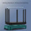 Z-X3 Router Cooling Base Fan Bracket Rack USB Power Interface 140mm Fan Heatsinks Bracket for Router Host Cooling 7