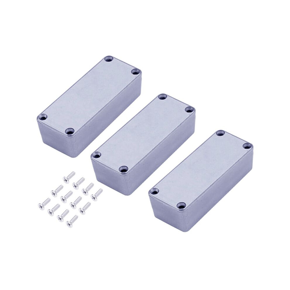 1590A Gitarren-Effektpedalgehäuse Aus Aluminium, 92 X 38 X 31 Mm, Rohdruckguss-Stomp-Box für Gitarreneffekte
